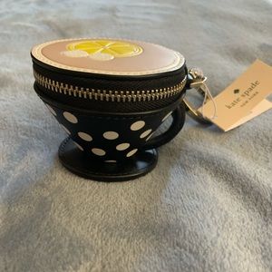 Kate Spade tea cup keychain